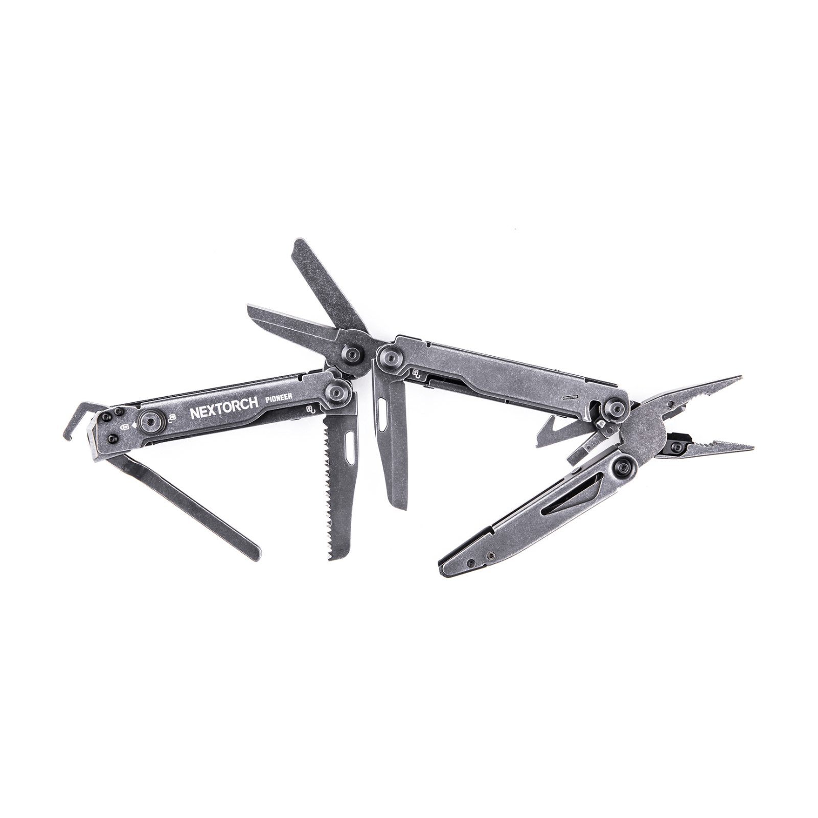 Multitool Sleutelhanger 7-in-1 - RVS Hout Gereedschap Compact Multitool Sleutelhanger 7-in-1 - RVS Hout Gereedschap Compact