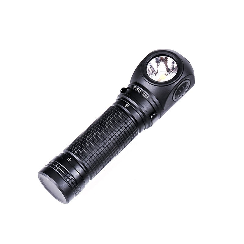angled rechargeable flashlight NEXTORCH Right Angle Duty Light | White, Red & Blue LEDs