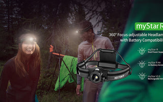 myStar Focusing Headlamp with Dual Power Resources is Newly Launched!!