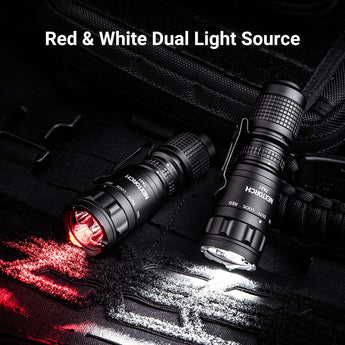 NEXTORCH TA21 Pocket Carry Tactical Flashlight Set | Red & White Light NEXTORCH TA21 Pocket Carry Tactical Flashlight Set | Red & White Light