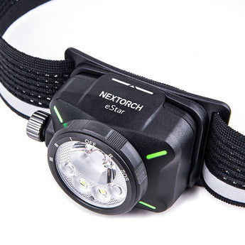 NEXTORCH eStar 1,300 Lumen Ultra-Bright Headlamp | Dual-Light