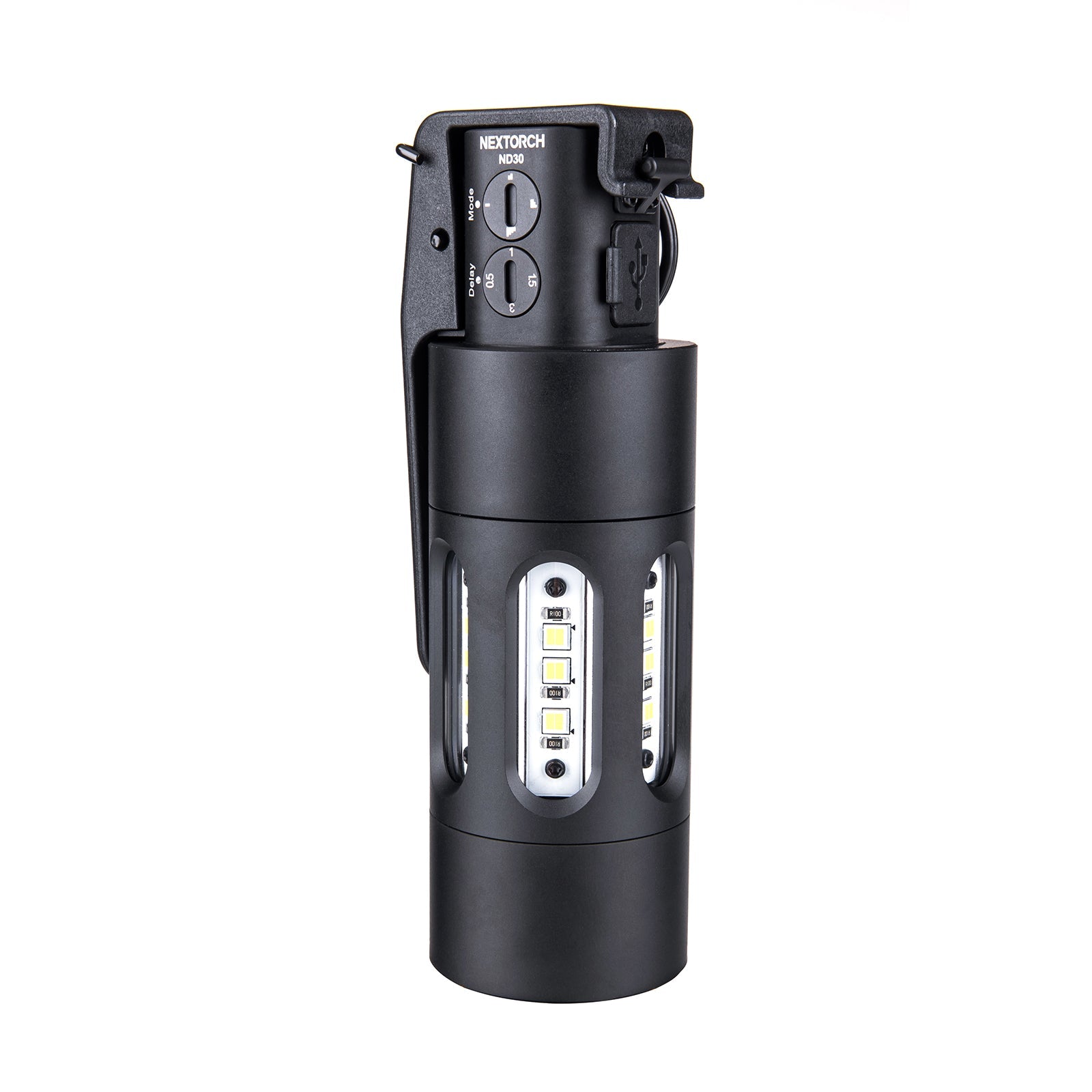 NEXTORCH ND30 Device – 11,000 Lumen, 130dB Tactical Strobe