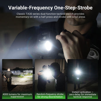 NEXTORCH TA30D MAX Tactical Flashlight - 4000 Lumens