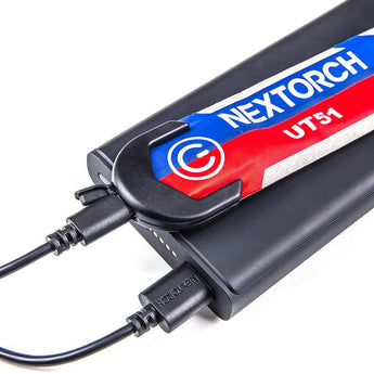 NEXTORCHNEXTORCH UT51 Red - Blue Flashing Safety Slap BraceletU SERIES CLIP LIGHTS