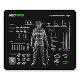 Non-Slip Rubber Base  Black Mousepad